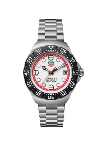 TAG Heuer Formula 1 Solargraph 38 Stainless Steel / White / Bracelet